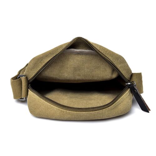 Mens Vintage  Rucksack Crossbody Bag Zipper Shoulder Messen