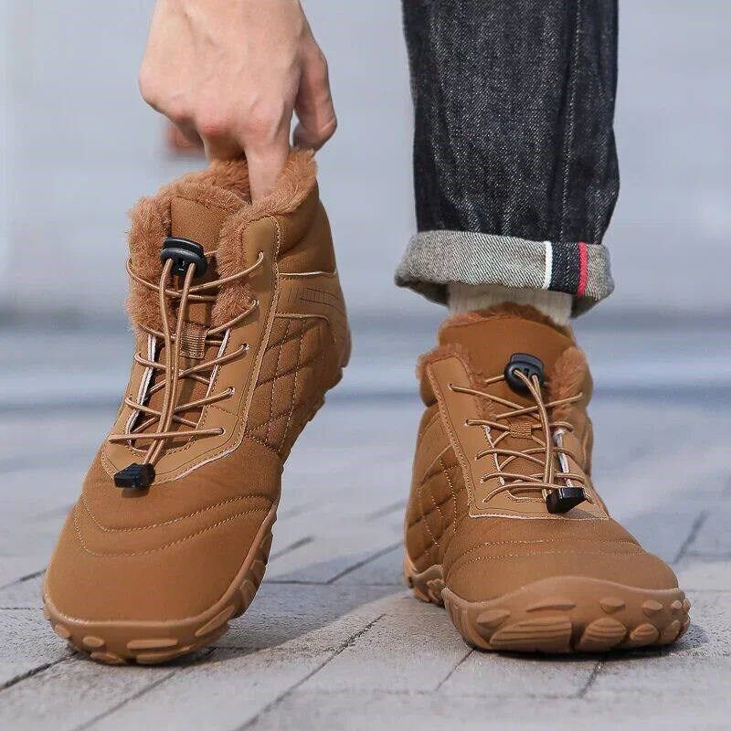 New Winter Boots for Men Snow BareFoot Women Outdoor Non-sli图片