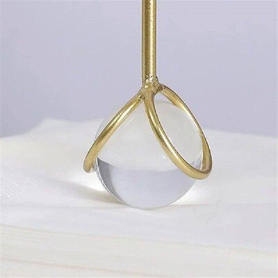 AB39-Paper Napkin Holder Iron Crystal Ball Tissue Napkin