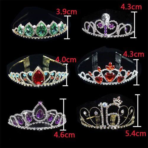 Wedding Bridal Princess Austrian Crystal Tiara Crown Veil