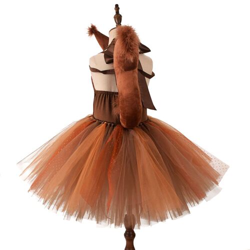 Animal squirrel Tutu Dress Kids Cosplay Outfits Halloween