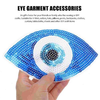 5 Pcs Eye Clothing Accessories DIY Patches Sewing Clothes
