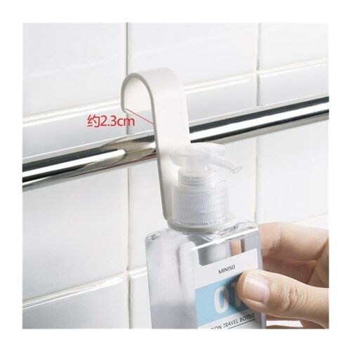 hand sanitizer auxiliary hook bathroom shower bottle rack.