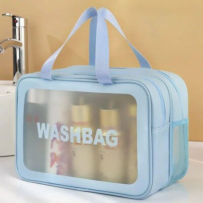 Wet-dry separation makeup bag portable toiletry bag travel e