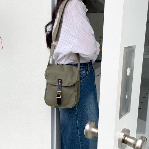 Tote Bags for Women 2023 Retro Solid Color College Style Des
