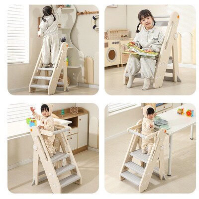 Kids Kitchen Step Stool Helper Baby Toddler Standing Tower