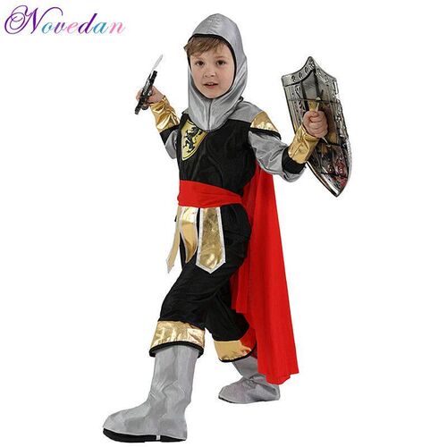 Halloween Cosplay Kids Masquerade Party Royal Warrior
