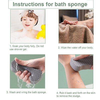 Exfoliante Sponge Body Scrubber Bath Exfoliating Scrub Spong