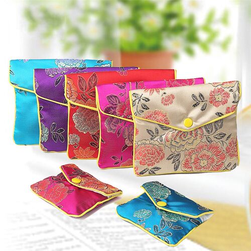 Hot Sale Chinese Brocade Handmade Silk Embroidery Padded Zip