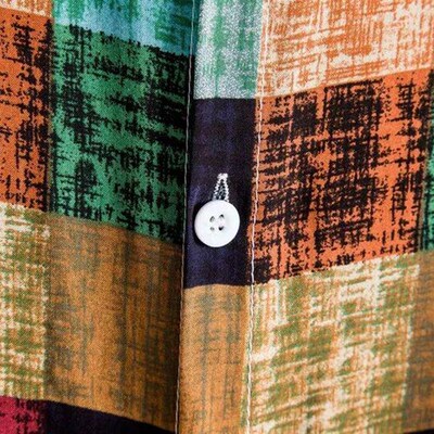 Men Clothing 2023 Summer New Mens Fashion rend Color Plaid