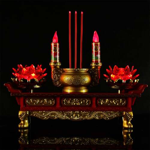 LED plug in candle light electronic incense candle table lam