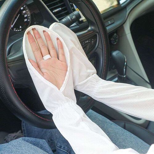 Sunscreen Ice Sleeve Womens Summer Driving Anti-UV Loose Lo