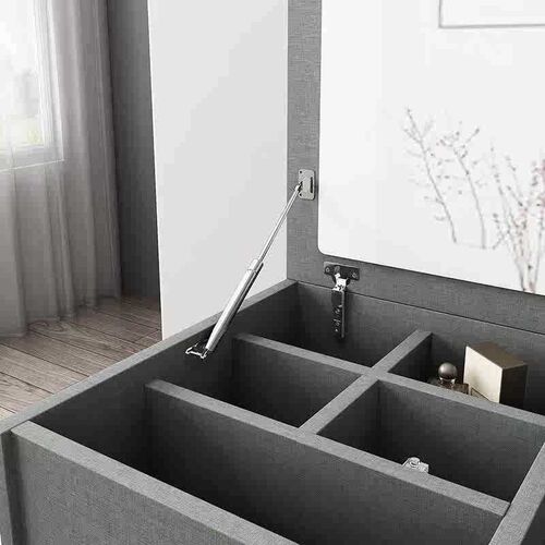JOYLIVE Furniture Simple Modern Flap Dresser with Makeup Mi