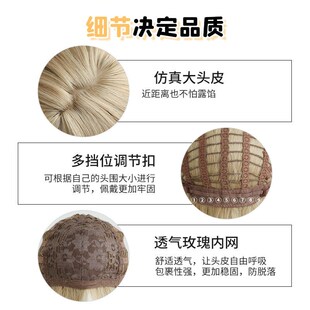 women full hair blonde curly wig wave White long