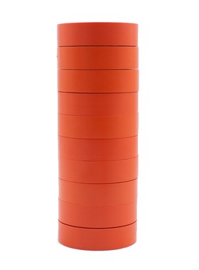 永乐PVC汽车线束胶带橘红胶带新能源线束胶带橙色胶带电工胶布电