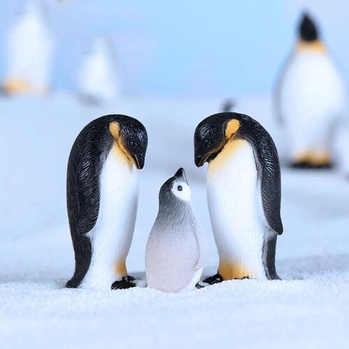 Cute 1/3Pcs Mixed Penguin Figurine Miniatures Room Decoratio