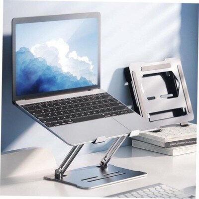 Adjustable Laptop Stand, Riser, Aluminum for Desk Foldable1