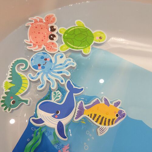 Baby Bathroom Toys Soft EVA Paste Early Educational DIY Puzz