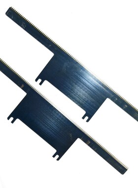 包装机T型切刀 长 2mm厚度  孔距115mm刀片锯齿波浪型刀模切刀