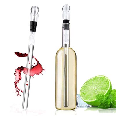 Ice Wine Chiller Rushed Ice Bucket Stainless Steel Barware W