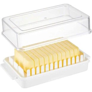 1pc Butter Dish Storage Box Lid Covered Keeper Plastic Lid
