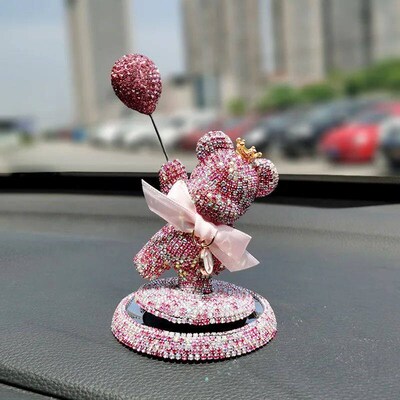 New Car Interior Decoration Cute Cartoon Balloon Bear Orname