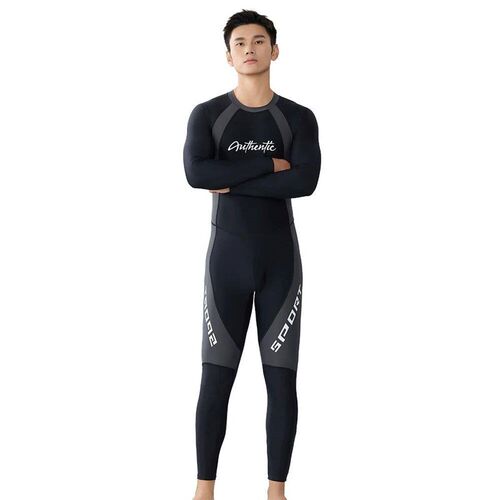 Plus Size One Piece Wetsuit Man Normal Fabric Surfing Swimwe