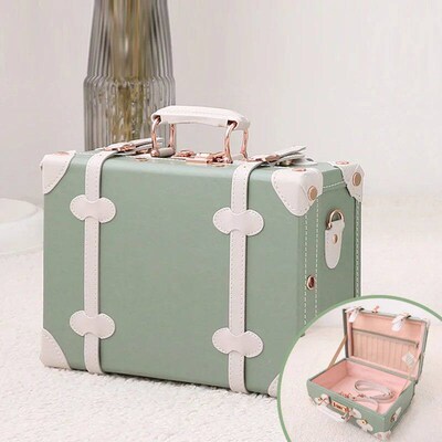 2023 new suitcase female small lightweight password box trol