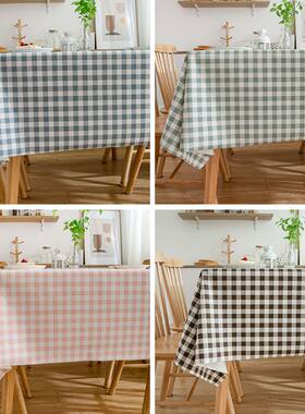 checkered tablecloth rectangular square table picnic cloth