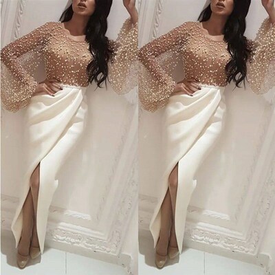 Hi Shy Bridal Exquisite Evening Dresses O-Neck Floor-Length