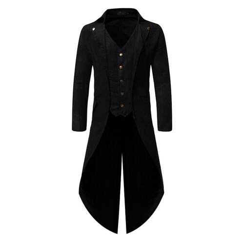 2025 Mens Long Sleeve Solid lor Button Irregular Mens Tuxe