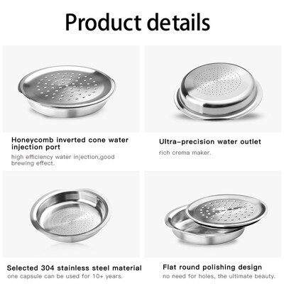 Recafimil Reusable Coffee Capsule for Senseo Crema Pod Refil