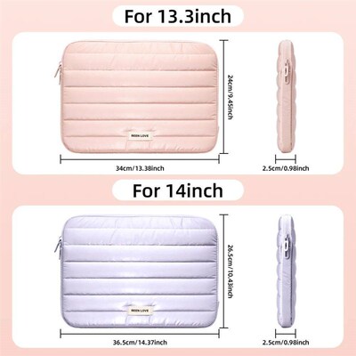 13/14 Inch Puffy Laptop Sleeve ver Bag For Laptop ver for Ma