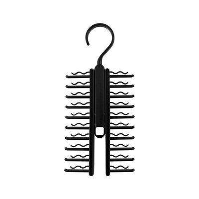 20 Rows of Non-slip Tie Silk Scarves Clips Rack Holder Tie跨