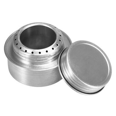 Lixada Camping Stove Portable Mini Aluminum Alloy Alcohol