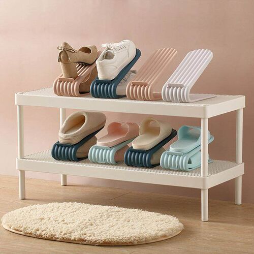 Shoe rack storage, double-layer shoe holder, dormitory two-l