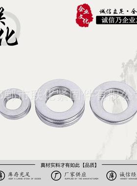 304不锈金垫片超薄平垫圈加大垫圈钢652DI125属螺丝加厚平N垫M2-M
