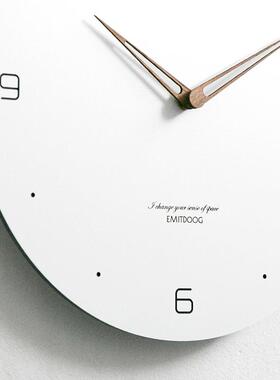 wP000EMA1ozoom屋准现代家用表挂钟时尚大气音壁时钟石英静钟北欧