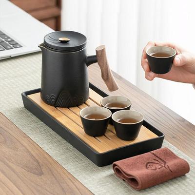 外便式装旅行茶具小套装随携YG-06140身户露营喝茶备泡茶壶茶杯单