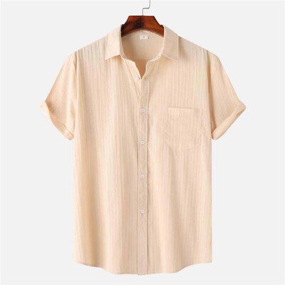 2025 mens short sleeved commuting shirt
