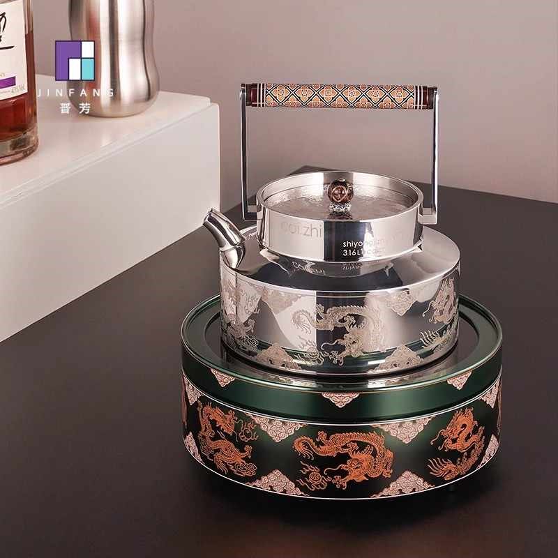 晋芳电陶炉煮茶炉家用大功率10W电热烧水炉铁壶银壶专用煮茶器,家居饰品,桌面摆件,淘宝优惠券,粉丝福利购,淘宝优惠卷