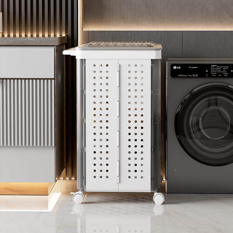 分格脏衣篮985间盖折叠带衣物浴容室卫生大量脏衣服收纳筐卧室收