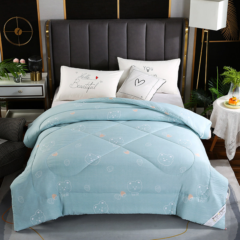 全棉可水洗夏凉被空调被春秋被加厚冬被夏被礼品薄被单人宿舍被,床上用品,化纤被,淘宝优惠券,粉丝福利购,淘宝优惠卷