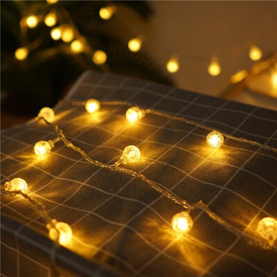 LED crystal ball small colored lights Flashing lights String