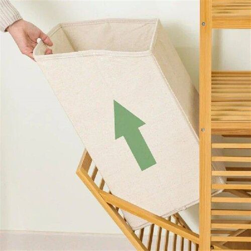 Laundry Hamper with 3-Tier Shelves Tilt Out Basket Laundry