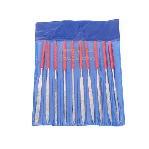 140mm 10PCS Diamond Mini Needle File Set Hand Tools For