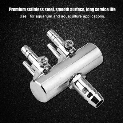 2/4/6/10/12 Way Air Splitter Valve Aquarium Fish Tank Air