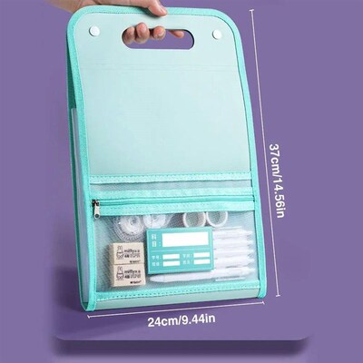 A4 13 Pockets File Folder Test Paper Storage Folder Waterpro