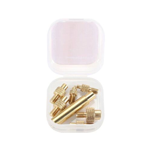 Heat Insert Nut Iron Tip M2 M3 M4 M5 M6 M8 Brass Thread Embe