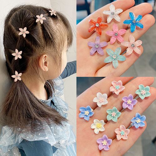 10PCS/Lot Wedding Bridal Hair Claws Girls Small Cute Crystal